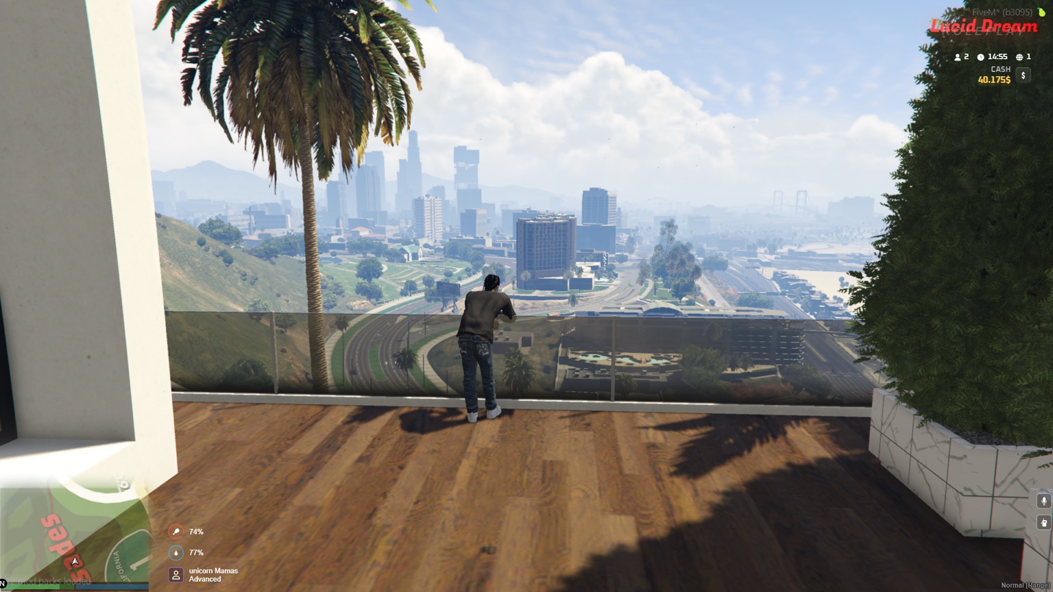 Lucid Dream Roleplay city-view civilian showcase