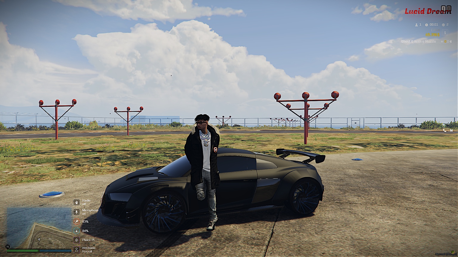 Lucid Dream Roleplay civilian at airport